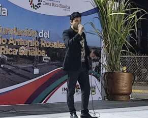 Adrián Varela, durante su participación en Costa Rica, Culiacán.