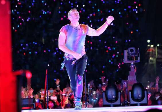 La banda Coldplay emociona a sus fans en el Foro Sol de la Ciudad de México.