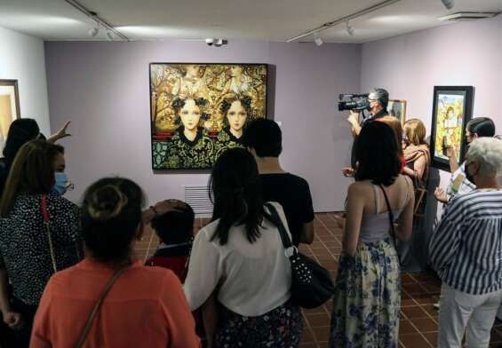 El miércoles se inauguró la exposición 'Entorno de la niñez', en la sala de Arte Emergente del Masin.