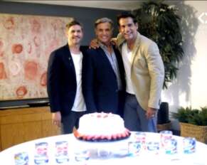Horacio Pancheri, Juan Soler y Cristian de la Fuente.