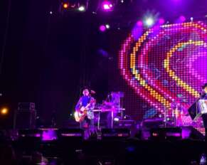 Los Tucanes de Tijuana, en su concierto en el Hipódromo de Hermosillo, Sonora.