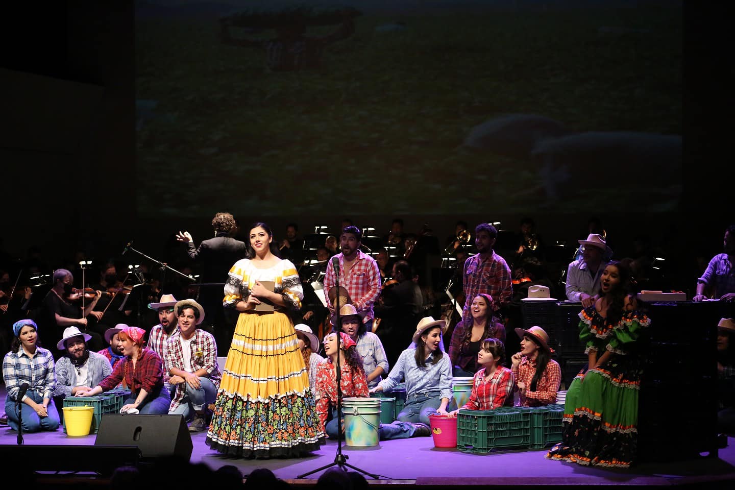 Escena de la ópera 'Elíxir de amor'.