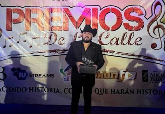 Fernando Ríos Roman durante la entrega de Premios de la Calle 2022.
