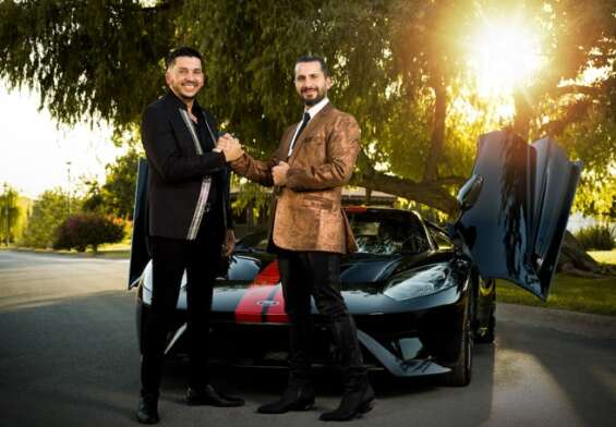 Luis Ángel "El Flaco" y Simón León.