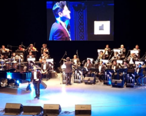 Adrián Varela durante su participación en el Festival Mundial del Bolero. (Foto: Show Young México)