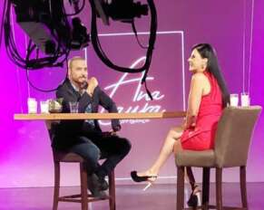 Germán Montero, durante una de sus entrevistas en Guadalajara.