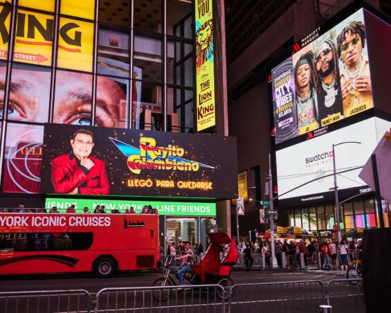 Rayito Rayito Colombiano está en las pantallas de Times Square en Nueva York ...