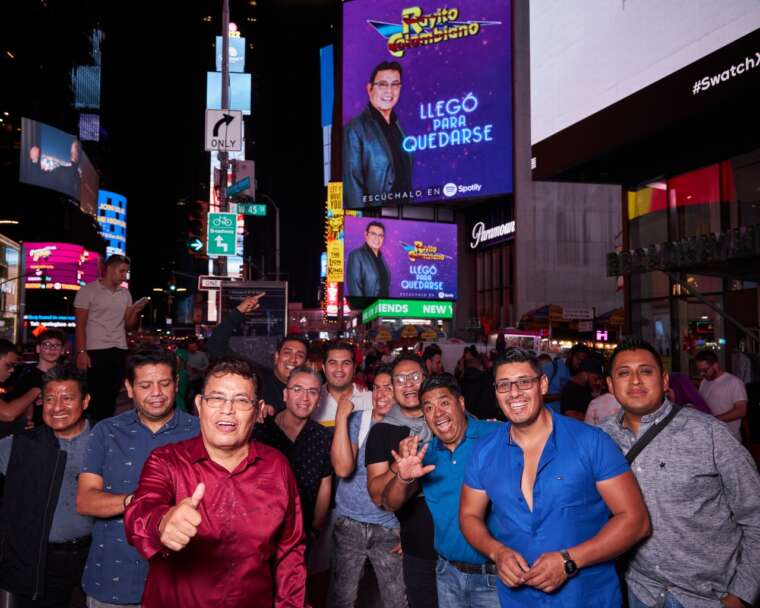 Rayito Rayito Colombiano está en las pantallas de Times Square en Nueva York ...