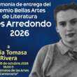 Entregarán Premio Bellas Artes de Literatura Inés Arredondo 2026 como parte del FECUSIN